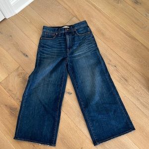 Madewell wide leg crop